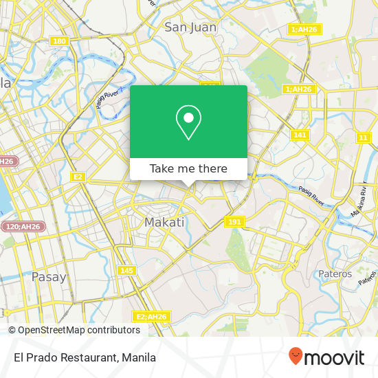 El Prado Restaurant map