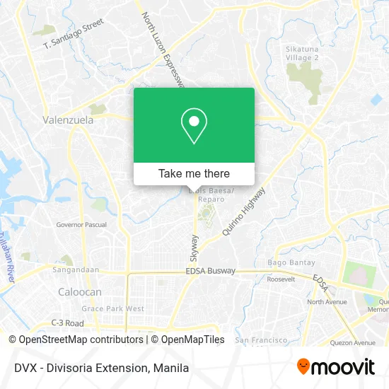 DVX - Divisoria Extension map