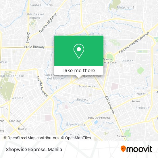 Shopwise Express map