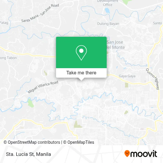 Sta. Lucia St map