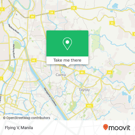Flying V map