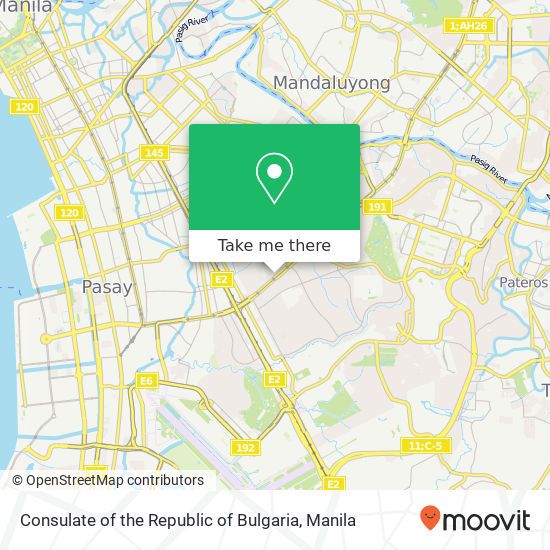 Consulate of the Republic of Bulgaria map