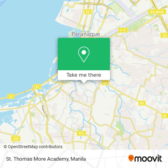 St. Thomas More Academy map