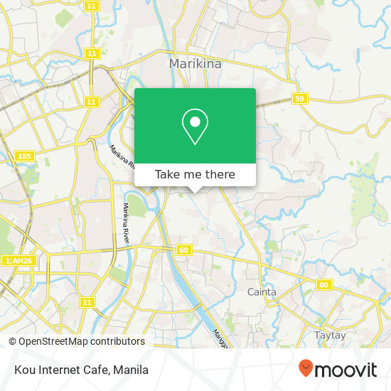 Kou Internet Cafe map
