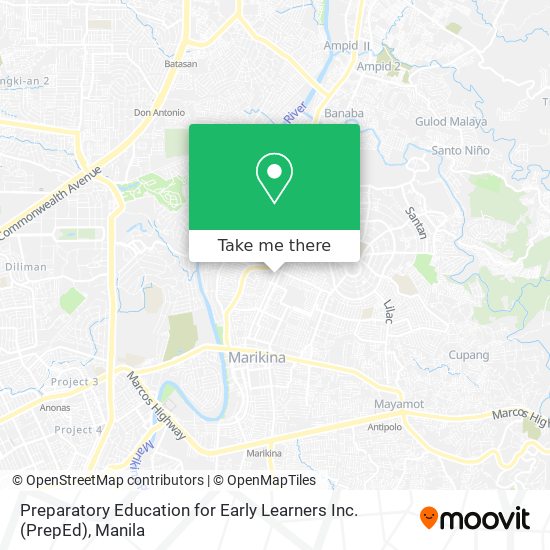 Preparatory Education for Early Learners Inc. (PrepEd) map
