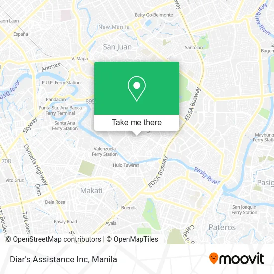 Diar's Assistance Inc map
