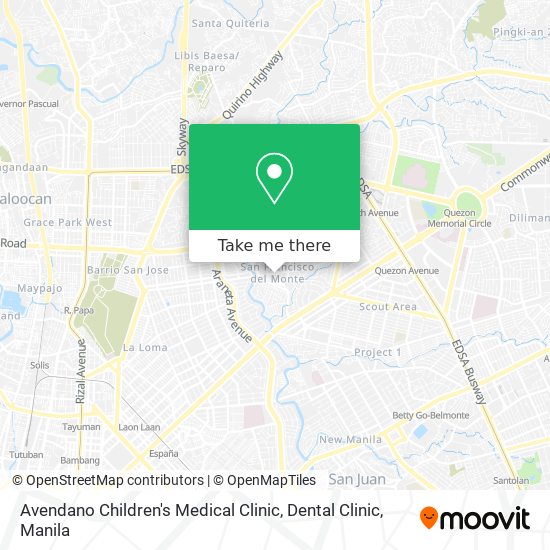 Avendano Children's Medical Clinic, Dental Clinic map
