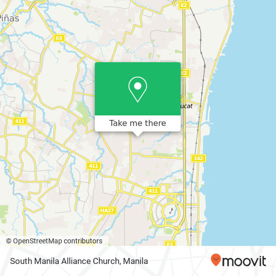 South Manila Alliance Church map