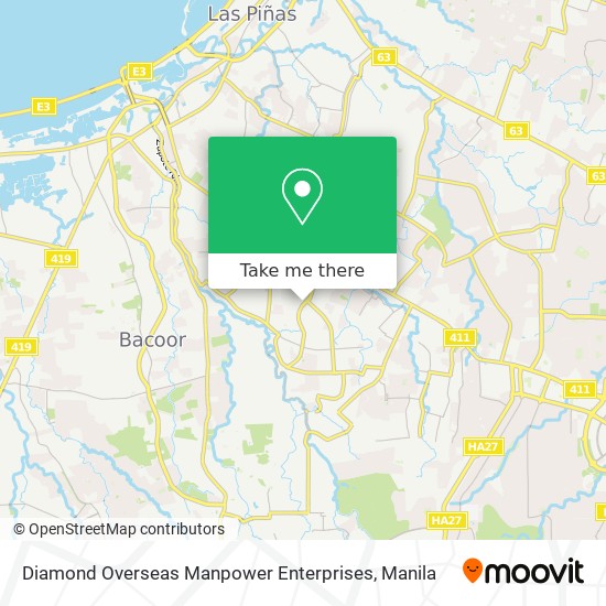 Diamond Overseas Manpower Enterprises map