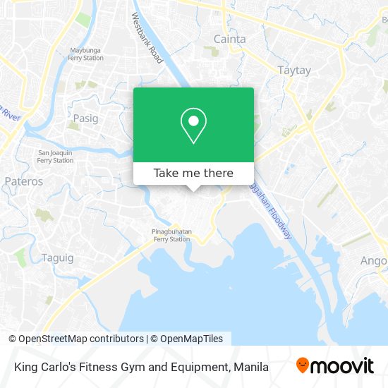 King Carlo's Fitness Gym and Equipment map