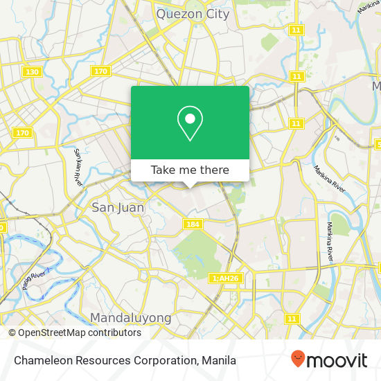 Chameleon Resources Corporation map