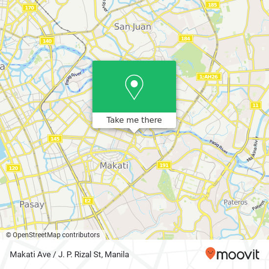 Makati Ave / J. P. Rizal St map