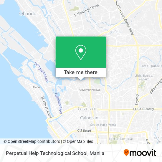 Perpetual Help Technological School map