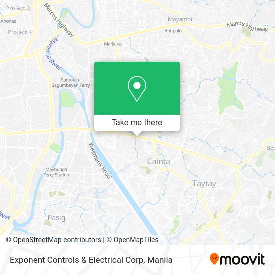 Exponent Controls & Electrical Corp map