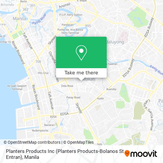 Planters Products Inc (Planters Products-Bolanos St Entran) map