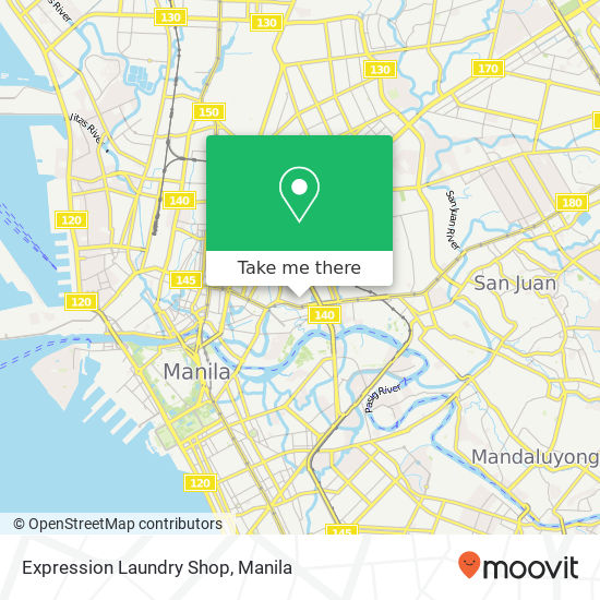 Expression Laundry Shop map