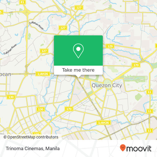 Trinoma Cinemas map