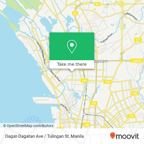 Dagat-Dagatan Ave / Tulingan St map