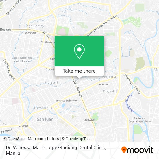 Dr. Vanessa Marie Lopez-Inciong Dental Clinic map