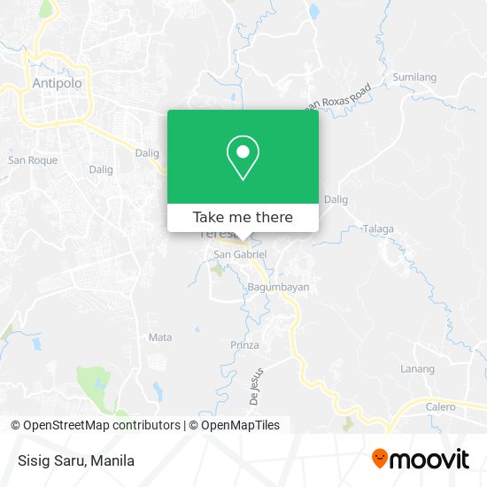 Sisig Saru map