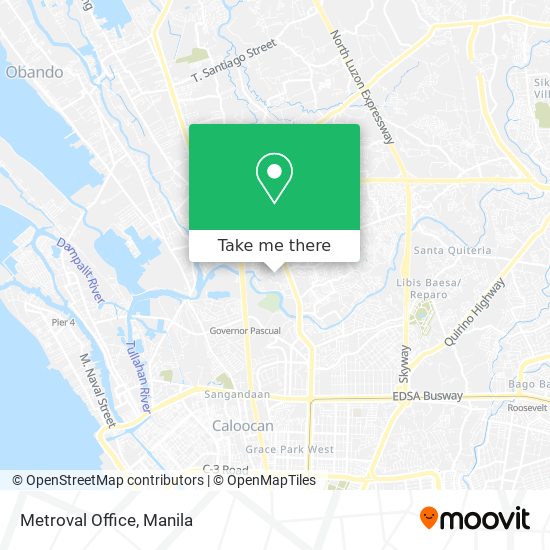 Metroval Office map