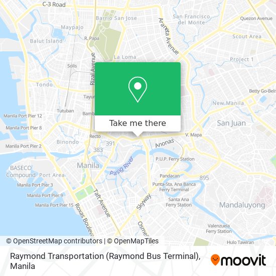 Raymond Transportation (Raymond Bus Terminal) map