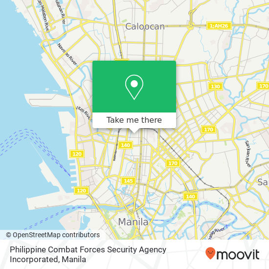 Philippine Combat Forces Security Agency Incorporated map