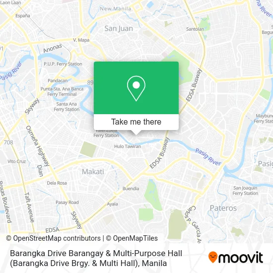 Barangka Drive Barangay & Multi-Purpose Hall (Barangka Drive Brgy. & Multi Hall) map