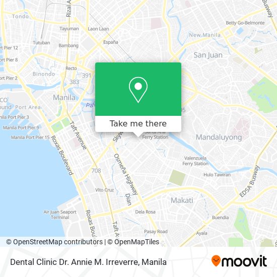 Dental Clinic Dr. Annie M. Irreverre map