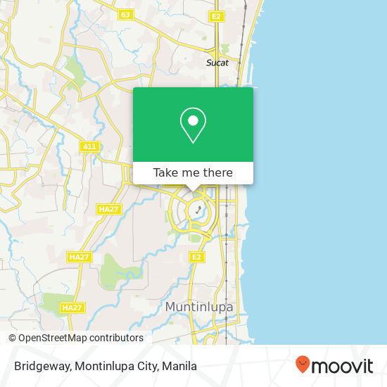 Bridgeway, Montinlupa City map