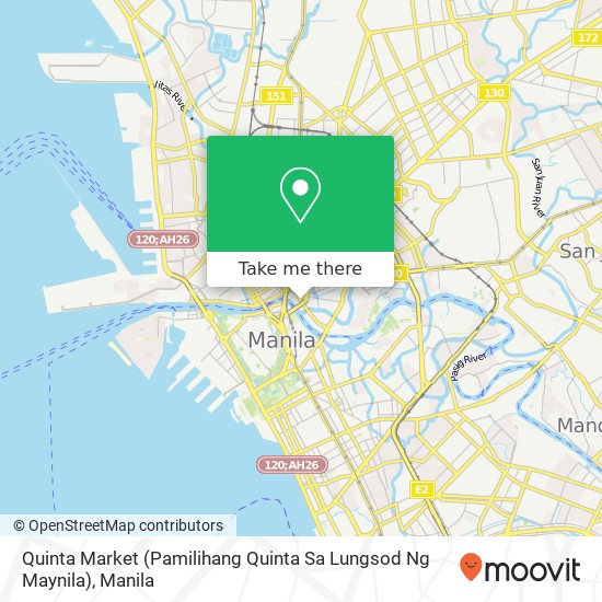 Quinta Market (Pamilihang Quinta Sa Lungsod Ng Maynila) map