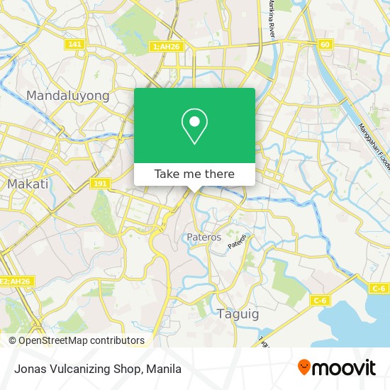 Jonas Vulcanizing Shop map