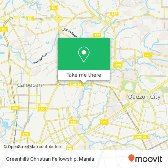 Greenhills Christian Fellowship map