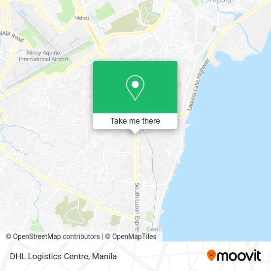 DHL Logistics Centre map