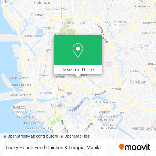 Lucky House Fried Chicken & Lumpia map