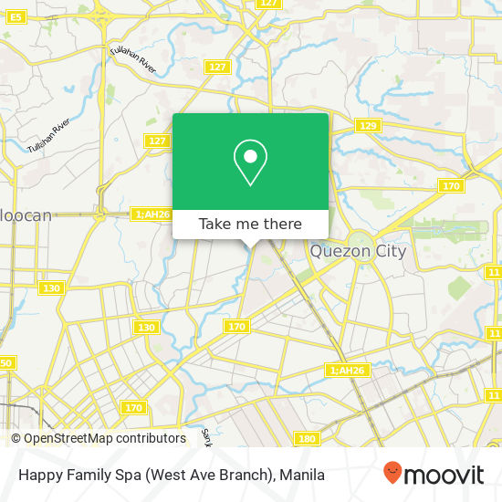 Happy Family Spa (West Ave Branch) map