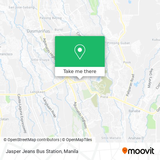 How to get to Jasper Jeans Station in Dasmariñas by Bus?