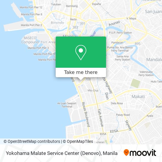 Yokohama Malate Service Center (Denovo) map