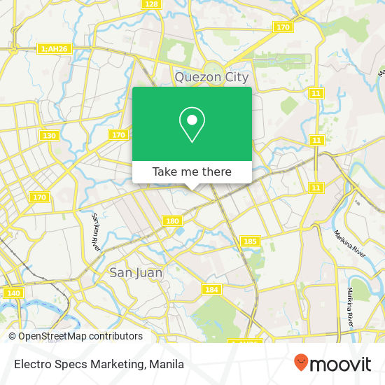 Electro Specs Marketing map