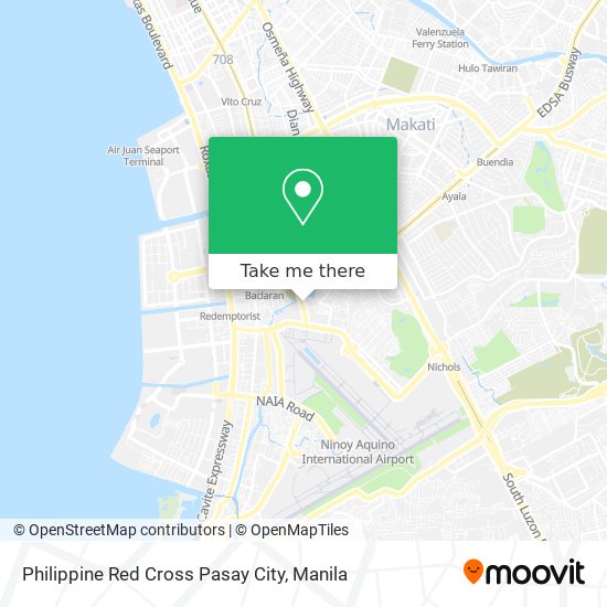 Philippine Red Cross Pasay City map