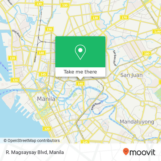 R. Magsaysay Blvd map