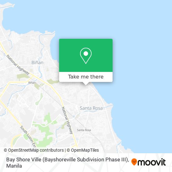Bay Shore Ville (Bayshoreville Subdivision Phase III) map
