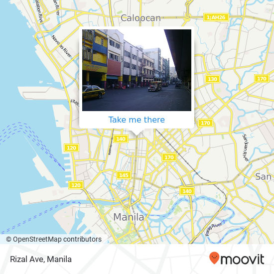 Rizal Ave map