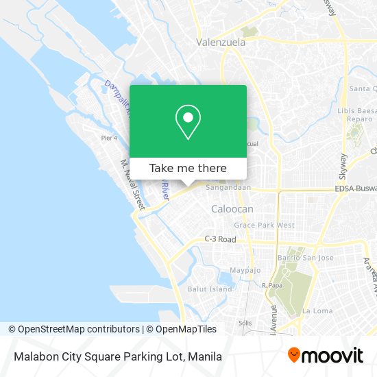 Malabon City Square Parking Lot map