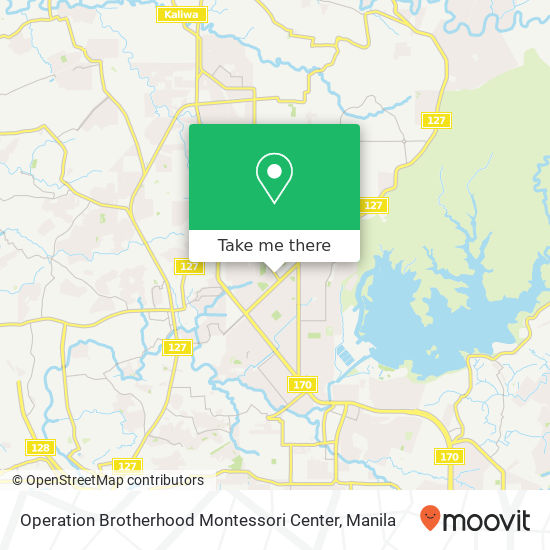 Operation Brotherhood Montessori Center map