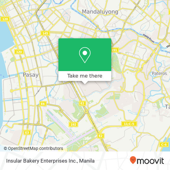 Insular Bakery Enterprises Inc. map