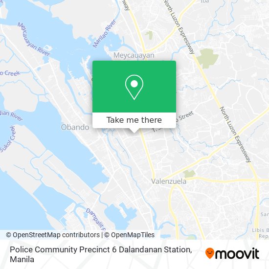 Police Community Precinct 6 Dalandanan Station map