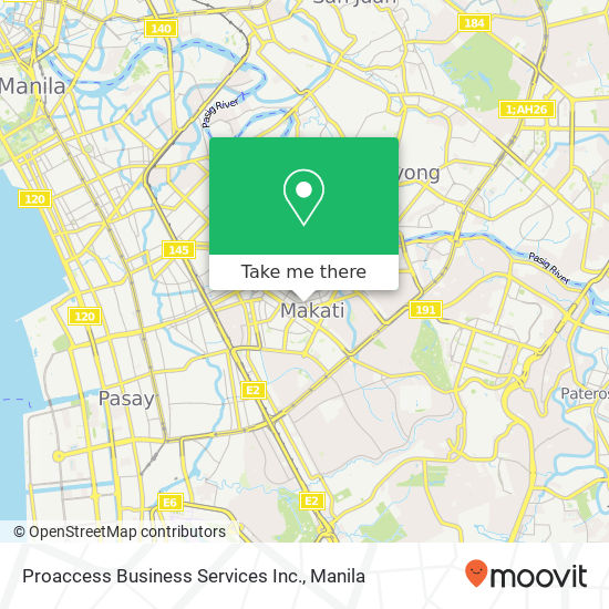 Proaccess Business Services Inc. map