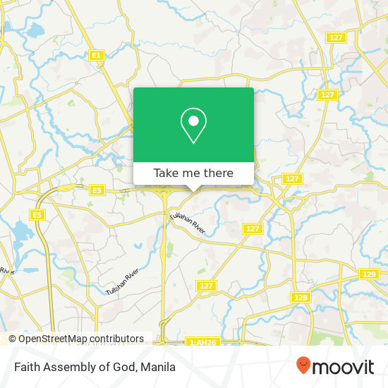 Faith Assembly of God map