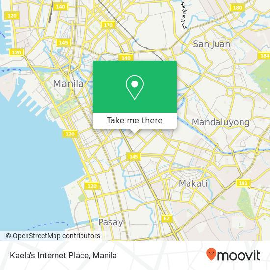 Kaela's Internet Place map